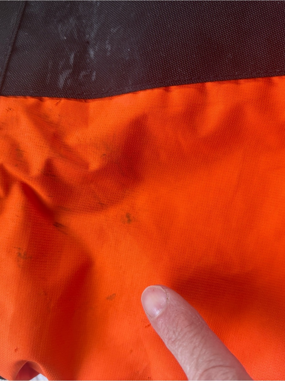The North Face Orange and Black Insulated One-Piece Ski Suit - Picture 7 of 8